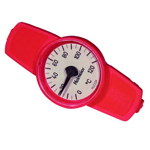 Heimeier Термометр для GLOBO, диапазон 0-120 С, DN10-32, красный, 0600-00.380