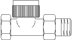 Термостатический вентиль OVENTROP серии „A“ DN 25, PN 10, проходной, арт. 1181108
